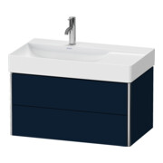 Duravit Meuble sous-lavabo XSquare 78,4x46x39,7 cm, 2 tiroirs, blanc mat-2