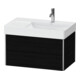 Duravit Meuble sous-lavabo XSquare 78,4x46x39,7 cm, 2 tiroirs, blanc, suspendu-1