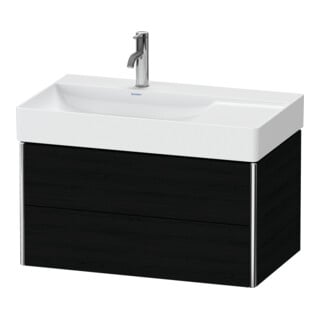 Duravit Meuble sous lavabo XSquare 78,4x46x39,7 cm, 2 tiroirs, G, suspendu, blanc œuf