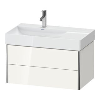 Duravit Meuble sous lavabo XSquare 78,4x46x39,7 cm, 2 tiroirs, G, suspendu, Taupe