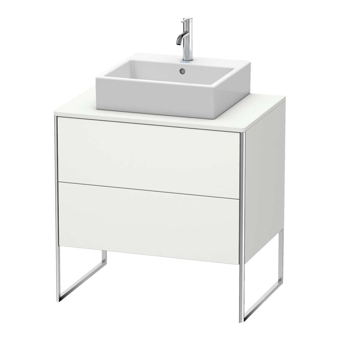 Duravit Meuble sous-lavabo XSquare 80x54,8 cm, 2 tiroirs, suspendu