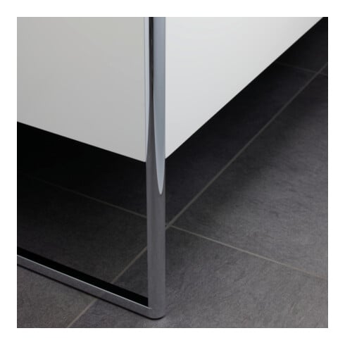 Duravit Meuble sous-lavabo XSquare 80x54,8 cm, blanc mat, 2 tiroirs, pose debout