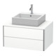 Duravit Meuble sous-lavabo XSquare 80x54,8 cm, blanc mat, 2 tiroirs, suspendu-1