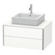 Duravit Meuble sous-lavabo XSquare 80x54,8 cm, blanc mat, 2 tiroirs, suspendu-1