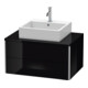 Duravit Meuble sous-lavabo XSquare 80x54,8 cm, gris, 2 tiroirs, suspendu-1