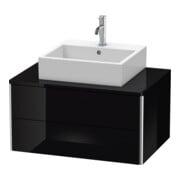 Duravit Meuble sous-lavabo XSquare 80x54,8 cm, gris, 2 tiroirs, suspendu