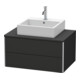 Duravit Meuble sous lavabo XSquare 80x54,8 cm, gris mat, 2 tiroirs, wd-1