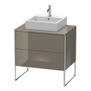 Duravit Meuble sous-lavabo XSquare 80x54,8 cm, pour G, 2 tiroirs, debout
