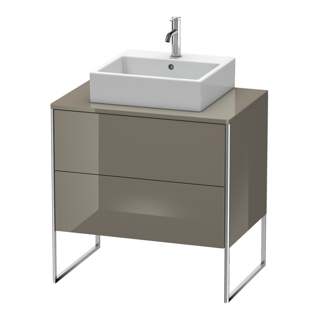 Duravit Meuble sous-lavabo XSquare 80x54,8 cm, pour G, 2 tiroirs, debout