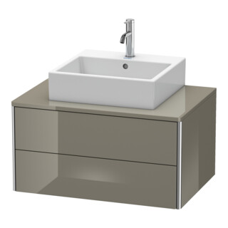 Duravit Meuble sous-lavabo XSquare 80x54,8 cm, pour G, 2 tiroirs, suspendu mural