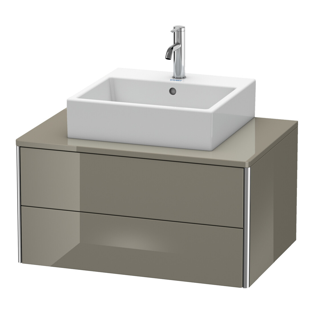 Duravit Meuble sous-lavabo XSquare 80x54,8 cm, pour G, 2 tiroirs, suspendu mural