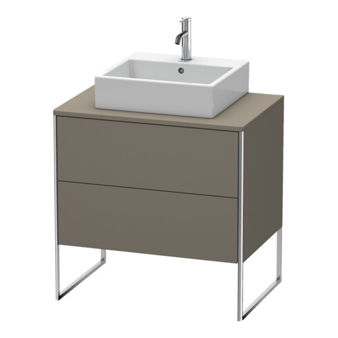 Duravit Meuble sous-lavabo XSquare 80x54,8 cm, pour G m, pour console, 2 tiroirs, debout