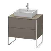 Duravit Meuble sous-lavabo XSquare 80x54,8 cm, pour G m, pour console, 2 tiroirs, debout