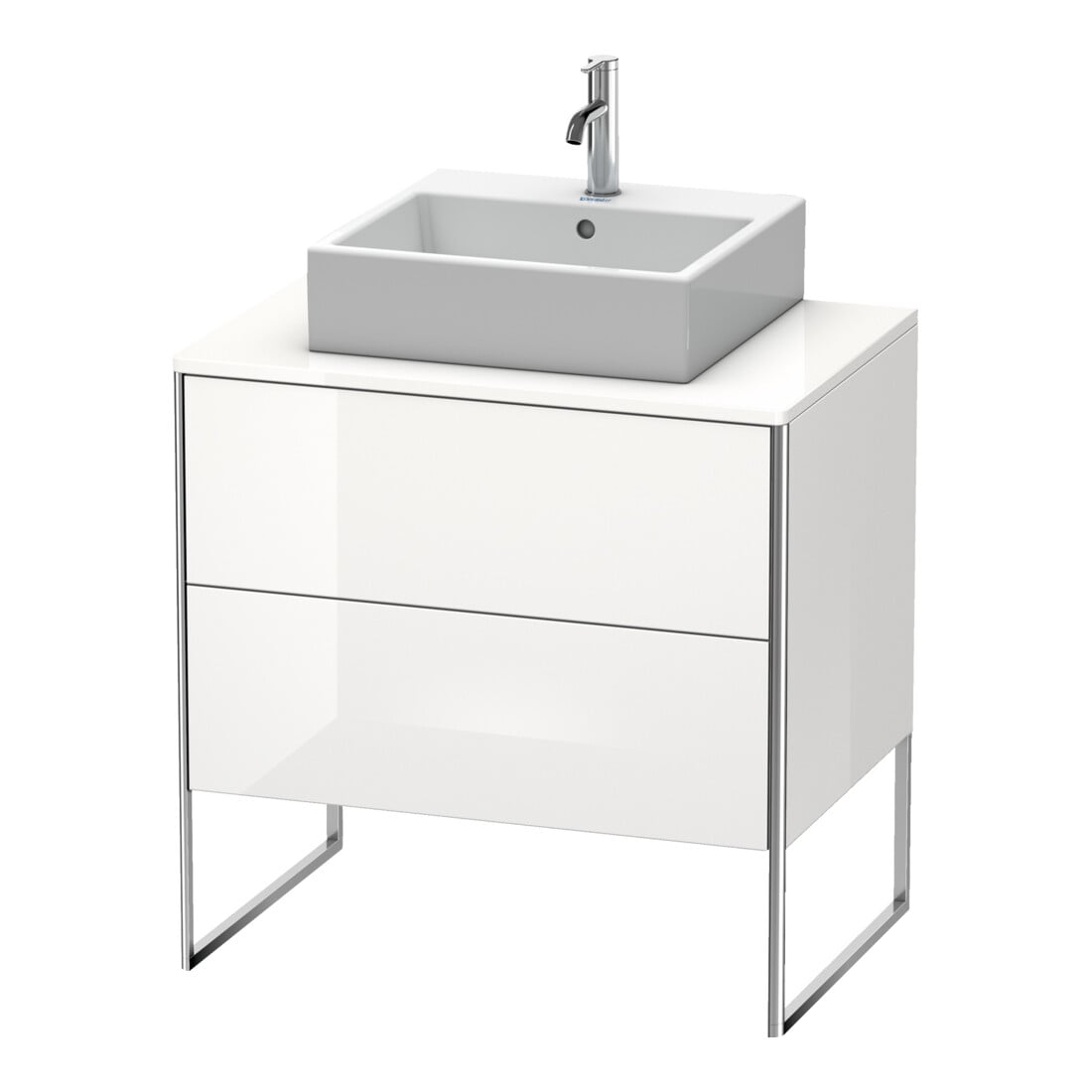 Duravit Meuble sous-lavabo XSquare 80x54,8 cm, s hgl, f Kons, 2 tiroirs, deb.