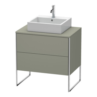 Duravit Meuble sous-lavabo XSquare 80x54,8 cm, st-g m, f K, 2 tiroirs, deb.