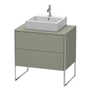 Duravit Meuble sous-lavabo XSquare 80x54,8 cm, st-g m, f K, 2 tiroirs, deb.