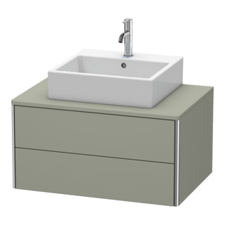 Duravit Meuble sous-lavabo XSquare 80x54,8 cm, st-g m, f Kons., 2 tiroirs, suspendu