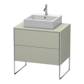 Duravit Meuble sous lavabo XSquare 80x54,8 cm, T m, f Kons, 2 tiroirs, deb.