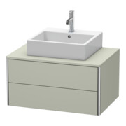 Duravit Meuble sous-lavabo XSquare 80x54,8 cm, T m, f Kons., 2 tiroirs, suspendu