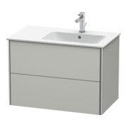 Duravit Meuble sous lavabo XSquare 81x47,8x56 cm, 2 portes, béton gris mat-4