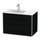 Duravit Meuble sous-lavabo XSquare 81x47,8x56 cm, 2 tiroirs, B gauche, suspendu, blanc œuf-1