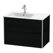 Duravit Meuble sous-lavabo XSquare 81x47,8x56 cm, 2 tiroirs, B gauche, suspendu, blanc œuf