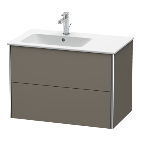 Duravit Meuble sous-lavabo XSquare 81x47,8x56 cm, 2 tiroirs, blanc l, wd, f Gr s-mat