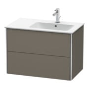 Duravit Meuble sous-lavabo XSquare 81x47,8x56 cm, 2 tiroirs, blanc mat-2