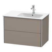 Duravit Meuble sous lavabo XSquare 81x47,8x56 cm, 2 tiroirs, droit, suspendu, basique m-2