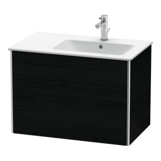 Duravit Meuble sous-lavabo XSquare 81x47,8x56 cm, 2 tiroirs, droit, suspendu, blanc