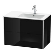 Duravit Meuble sous-lavabo XSquare 81x47,8x56 cm, 2 tiroirs, droit, suspendu, blanc brillant-4