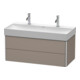 Duravit Meuble sous-lavabo XSquare 98,4x46 cm, base, 2 tiroirs, suspendu