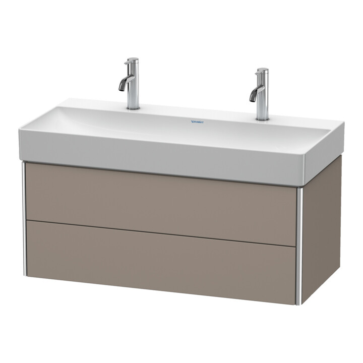 Duravit Meuble sous-lavabo XSquare 98,4x46 cm, base, 2 tiroirs, suspendu