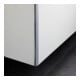 Duravit Meuble sous-lavabo XSquare 98,4x46 cm, blanc mat, 2 tiroirs, suspendu