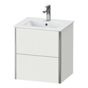 Duravit Meuble sous-lavabo XSquare Compact 51x41,8x56 cm, 2 tiroirs, blanc mat nordic-1