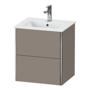Duravit Meuble sous-lavabo XSquare Compact 51x41,8x56 cm, 2 tiroirs, suspendu, basique m