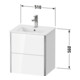 Duravit Meuble sous-lavabo XSquare Compact 51x41,8x56cm, 2 tiroirs, suspendu, blanc mat