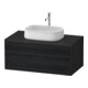 Duravit Meuble sous lavabo Zencha 100x55 cm, 1 tiroir, blanc/gris, système coulissant-1