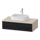 Duravit Meuble sous lavabo Zencha 100x55 cm, 1 tiroir, E noir/taupe m, système coulissant k-1