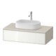 Duravit Meuble sous lavabo Zencha 100x55 cm, 1 tiroir, gris taupe, système d'installation k-1