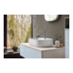 Duravit Meuble sous lavabo Zencha 100x55 cm, 1 tiroir, gris taupe, système d'installation k