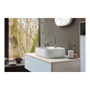 Duravit Meuble sous lavabo Zencha 100x55 cm, 1 tiroir, gris taupe, système d'installation k-2