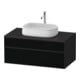 Duravit Meuble sous lavabo Zencha 100x55 cm, 1 tiroir, verre satin/gris mat, sans système d'ouverture-1