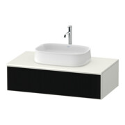 Duravit Meuble sous-lavabo Zencha 100x55cm, 1 tiroir, blanc brillant, système d’encastrement