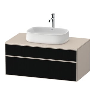 Duravit Meuble sous-lavabo Zencha 100x55cm, 1 tiroir, verre, système d’ouverture soft-close