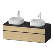 Duravit Meuble sous-lavabo Zencha 130x55 cm, B bs, E nat/grap m, k Système d'installation