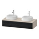 Duravit Meuble sous-lavabo Zencha 130x55 cm, B bs, E noir/taupe m, k Système d'encastrement-1