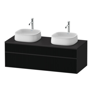 Duravit Meuble sous-lavabo Zencha 130x55 cm, B bs, G s Lin/gr m, k Einr-Sys