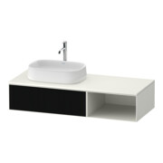Duravit Meuble sous lavabo Zencha 130x55 cm, B I, G s Lini/w m, k Système d'encastrement