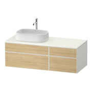 Duravit Meuble sous-lavabo Zencha 130x55 cm, B L, E na/we m, k Einr-Sys-1